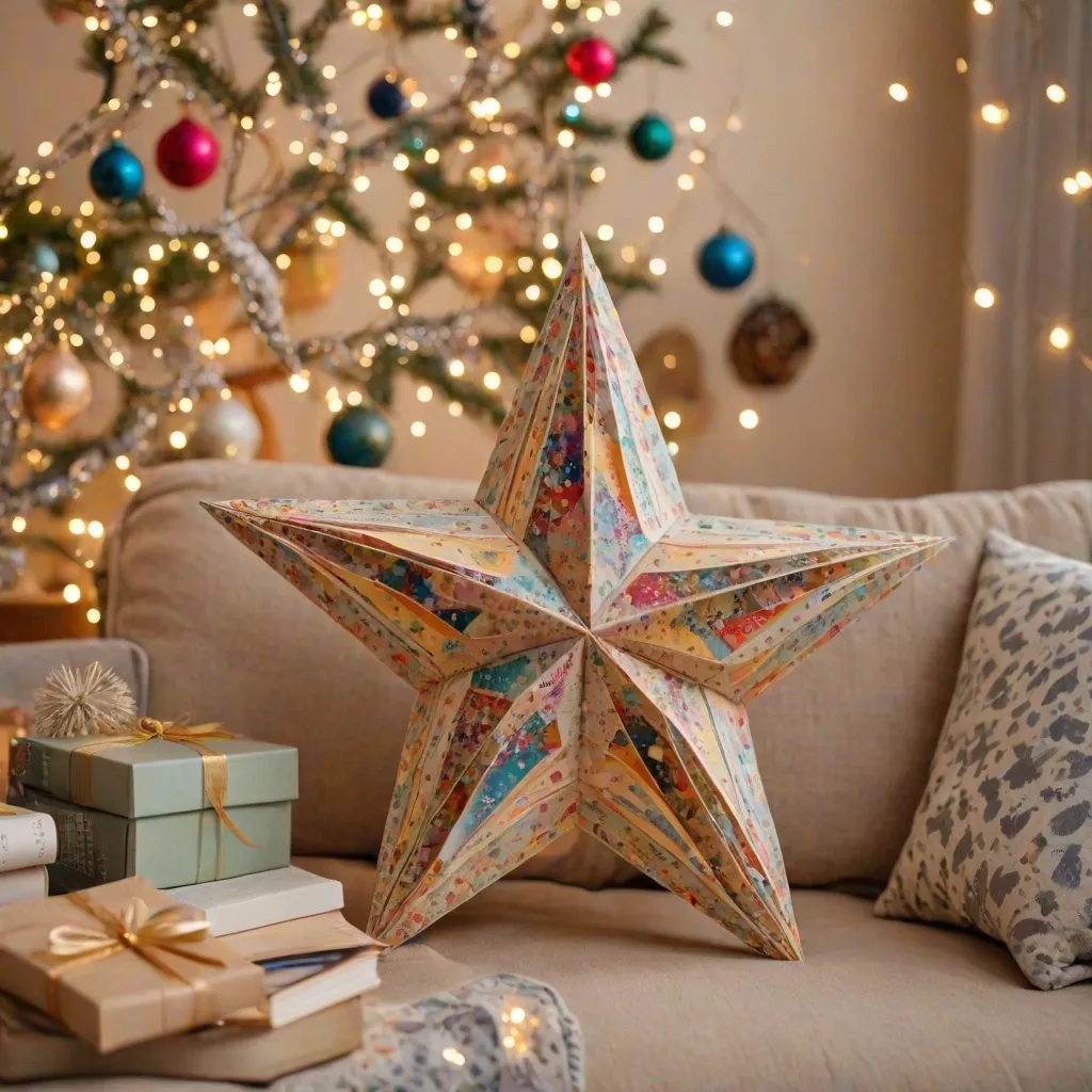Papierowe gwiazdy: jak je zrobić i udekorować nimi wnętrze