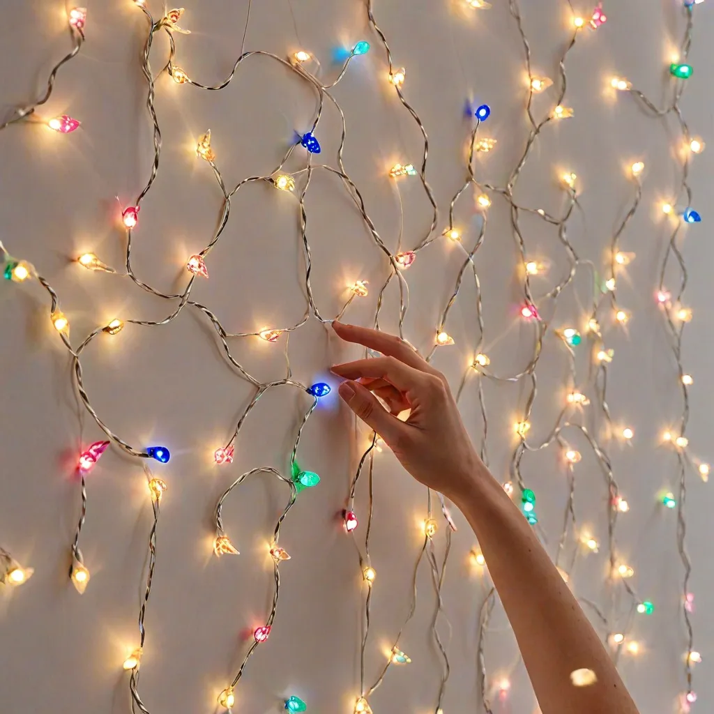 Czym przykleić lampki choinkowe do ściany? Praktyczne rozwiązania