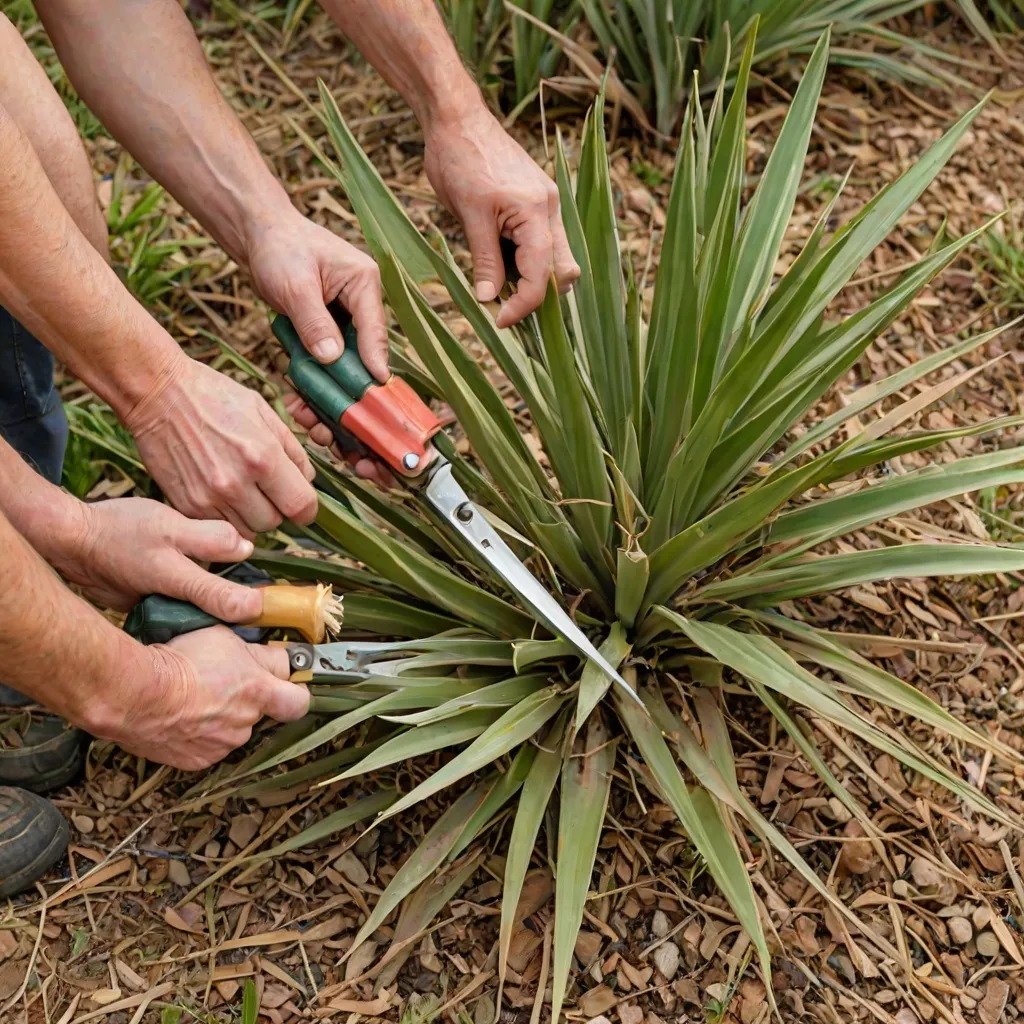 Przycinanie juki ogrodowej: krok po kroku