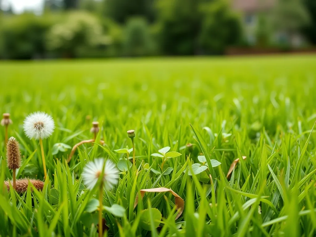 Chwasty w trawie: jak je skutecznie zwalczać w trawniku?