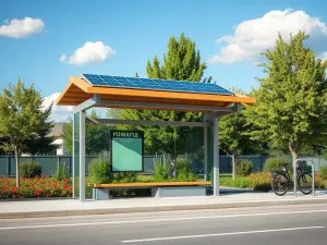 Wiaty przystankowe z elementami fotowoltaiki – ekologiczne rozwiązania