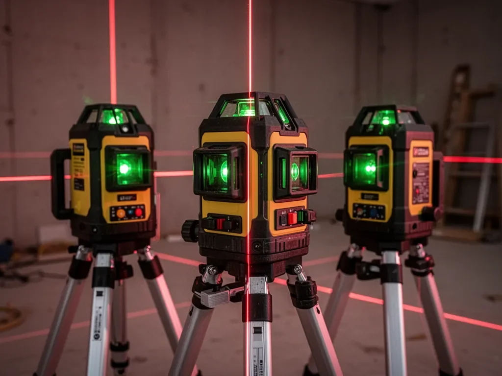 Niwelatory laserowe