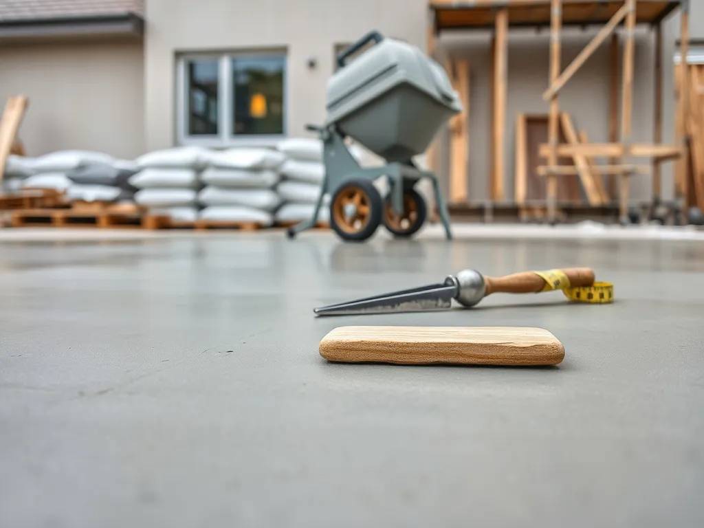 Wylewka betonowa ile na m2? Ilość betonu i koszt